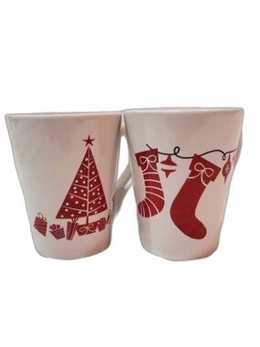 California Pantry 2009 Christmas Mugs Set of Two